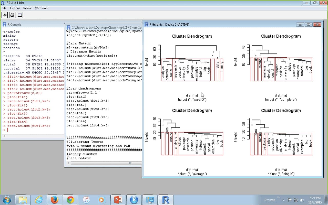 LISA Short Course: Multivariate Clustering Analysis, Part II on Vimeo