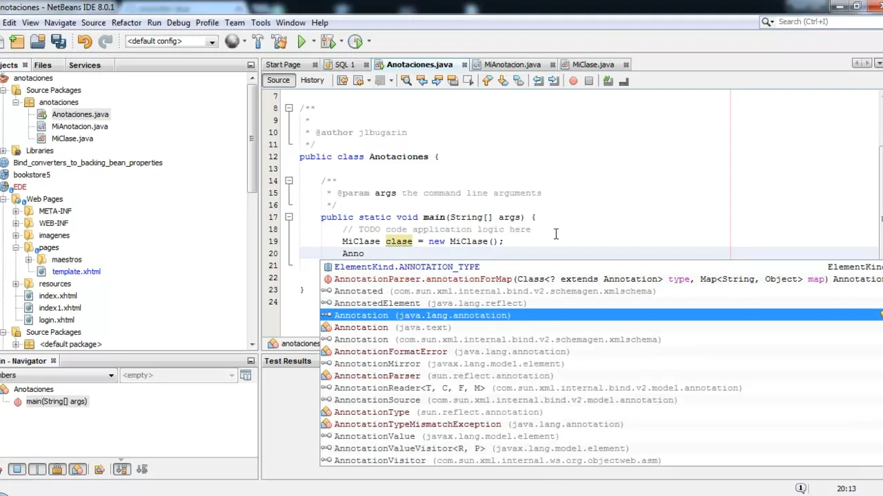 Como Crear Anotaciones en Java on Vimeo