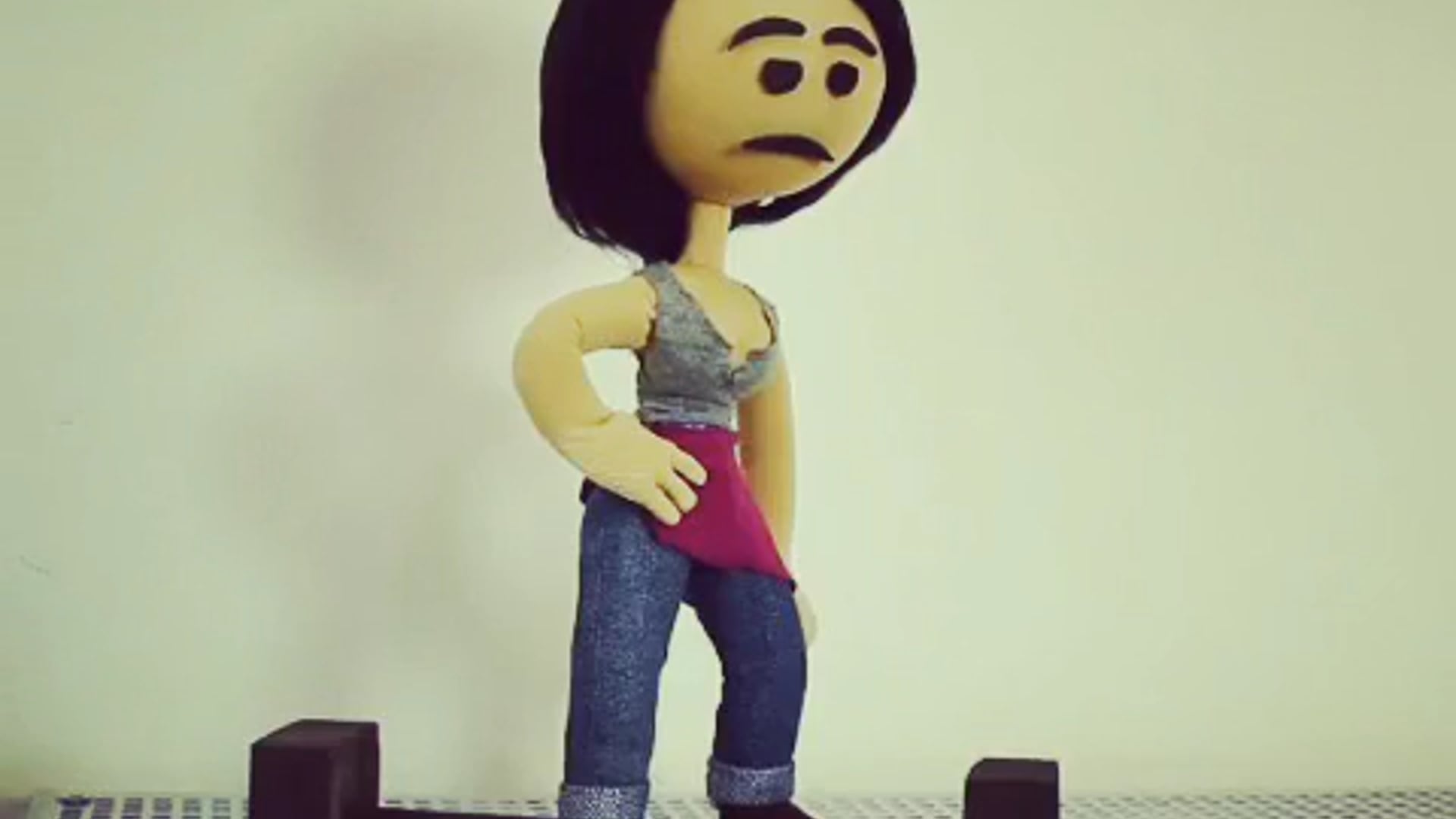 Test animación con puppet Pusy Toys
