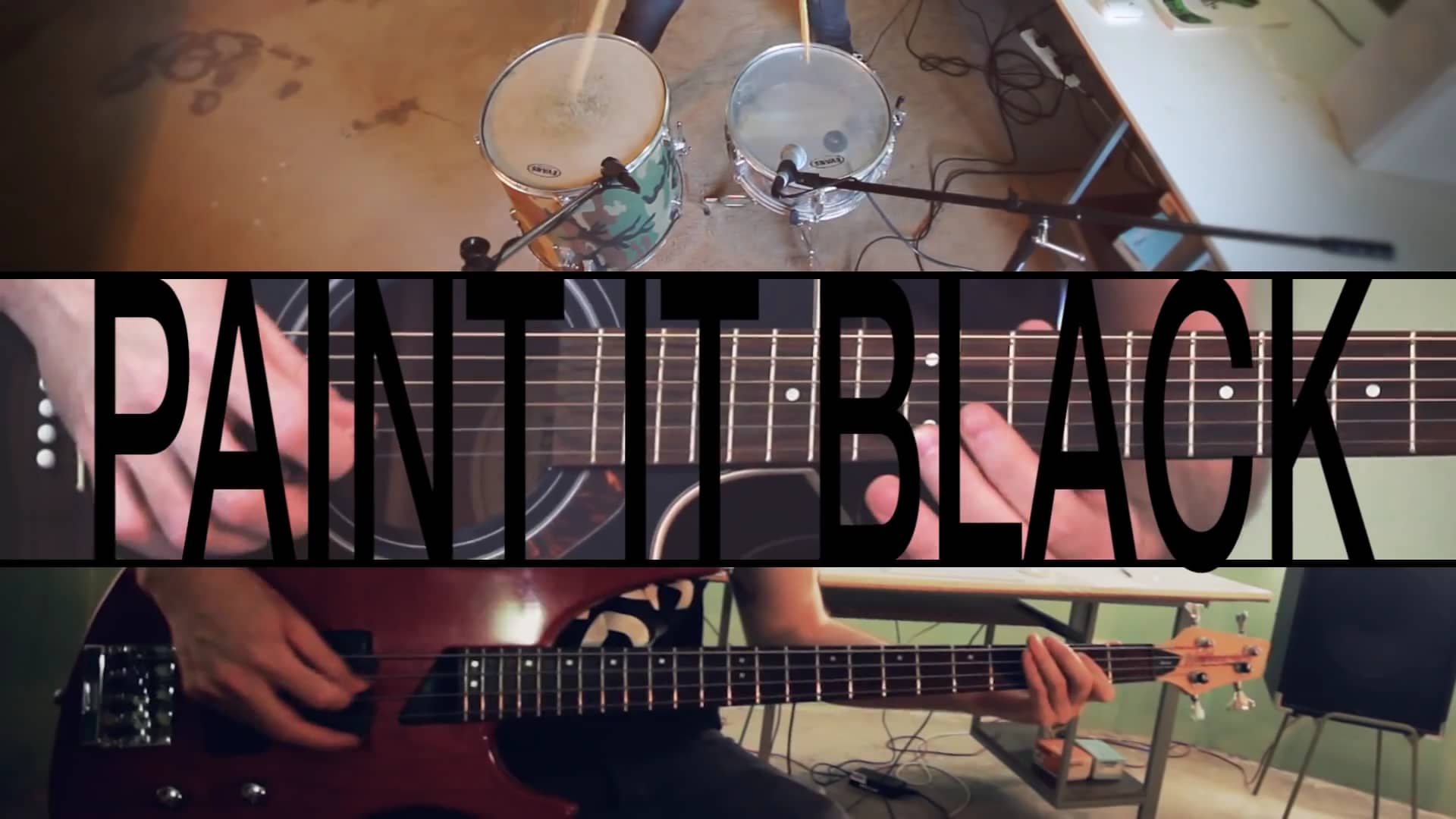 The Rolling Stones Paint It Black Acoustic Cover Tour of Duty