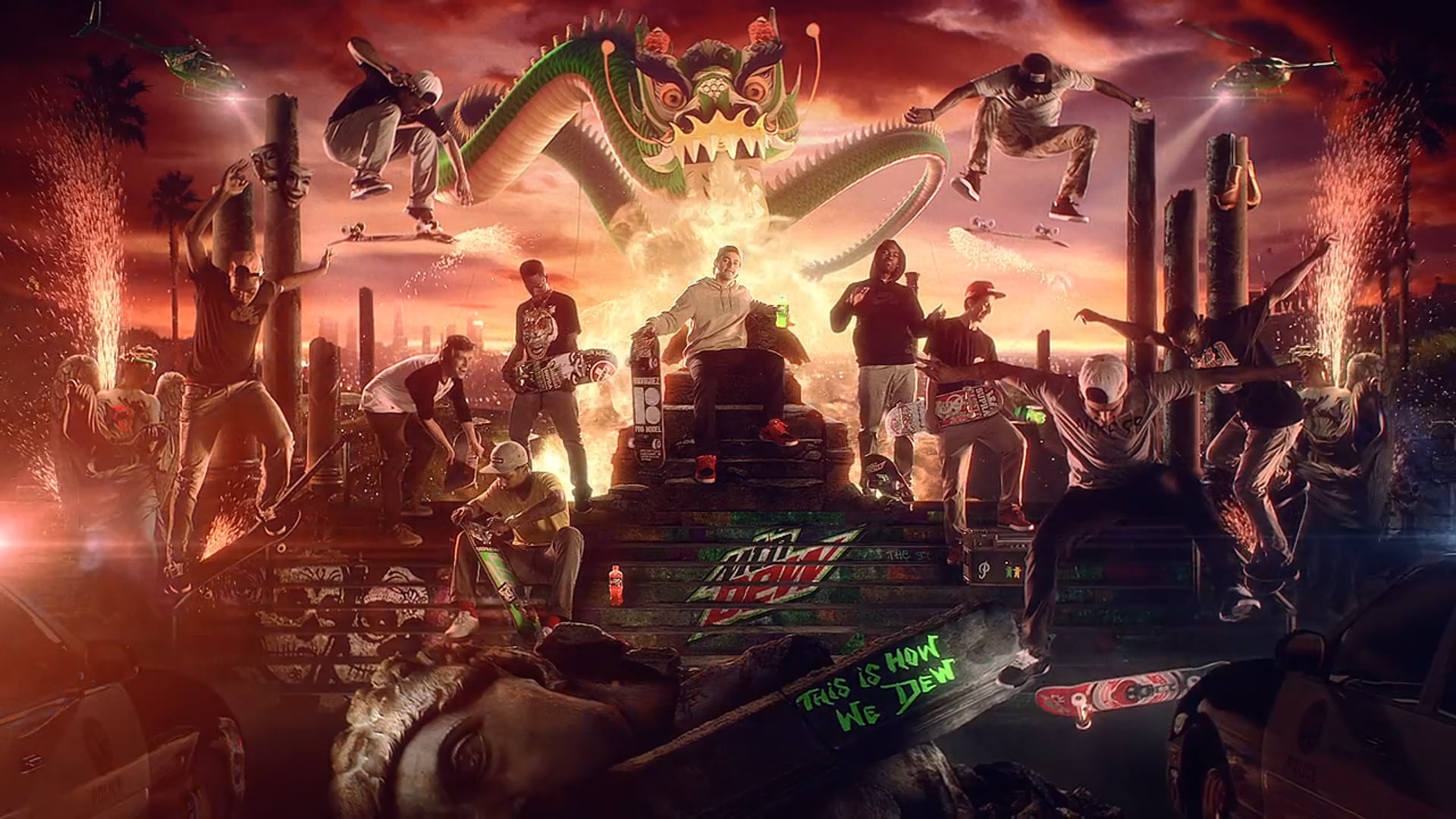 Mountain Dew "Living Portrait Of Rodriguez Jr."