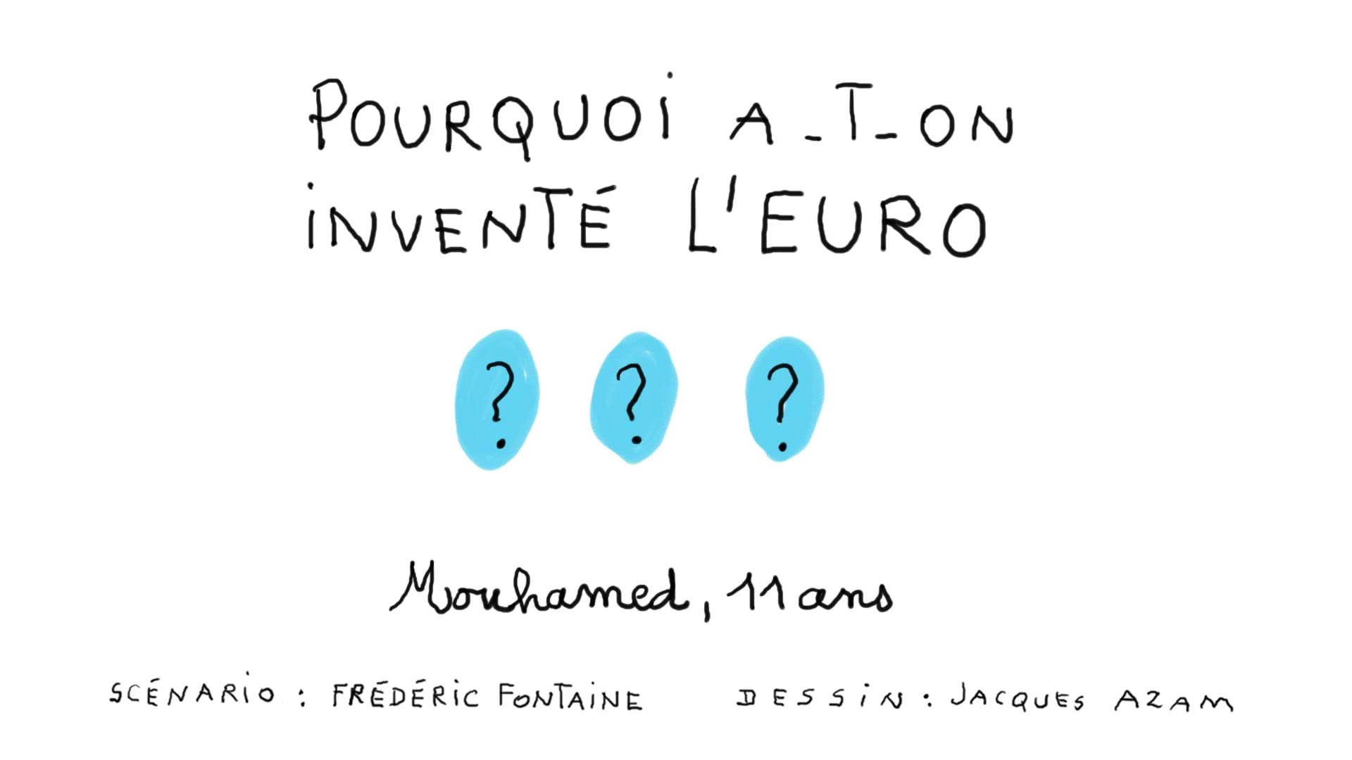 Pourquoi a-t-on inventé l'euro ? on Vimeo