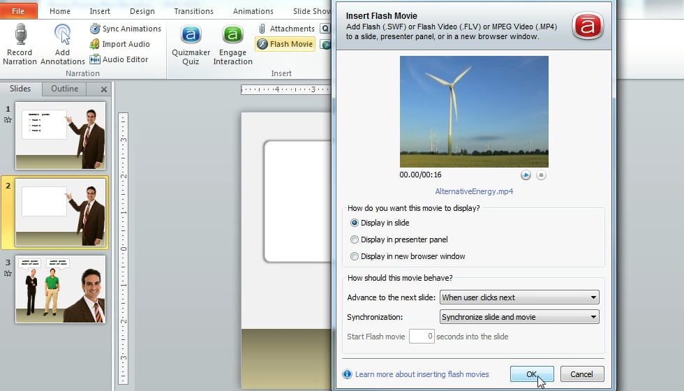 Make your movie play after your slide narration in #Articulate ...