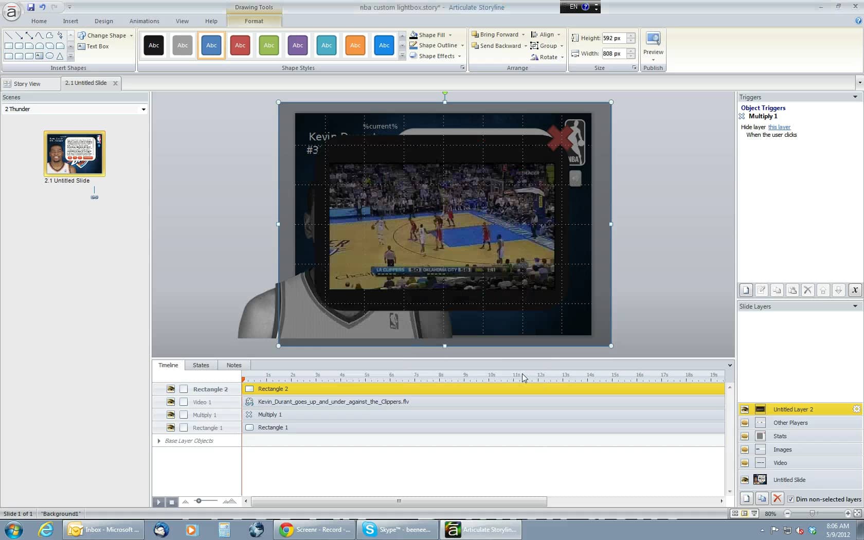 Here's how to create your own custom Lightbox in Articulate Storyline