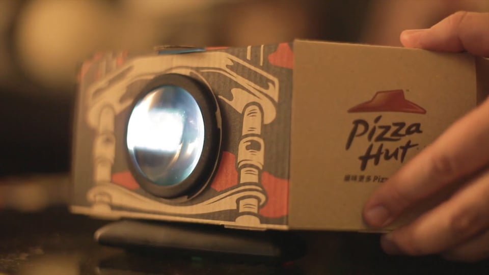 Ogilvy & Mather HK - Blockbuster Pizza Box
