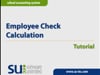 Employee Check Calculation