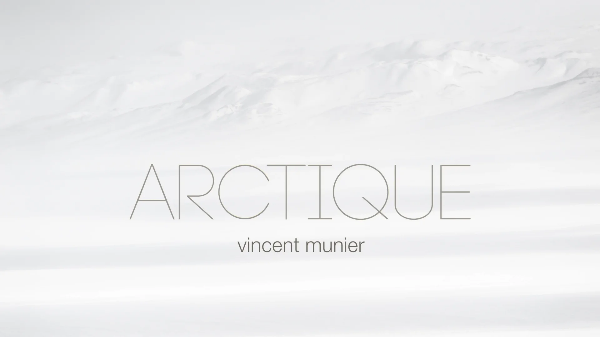 Arctique by Vincent Munier - A Short Film - Outdoor Photography