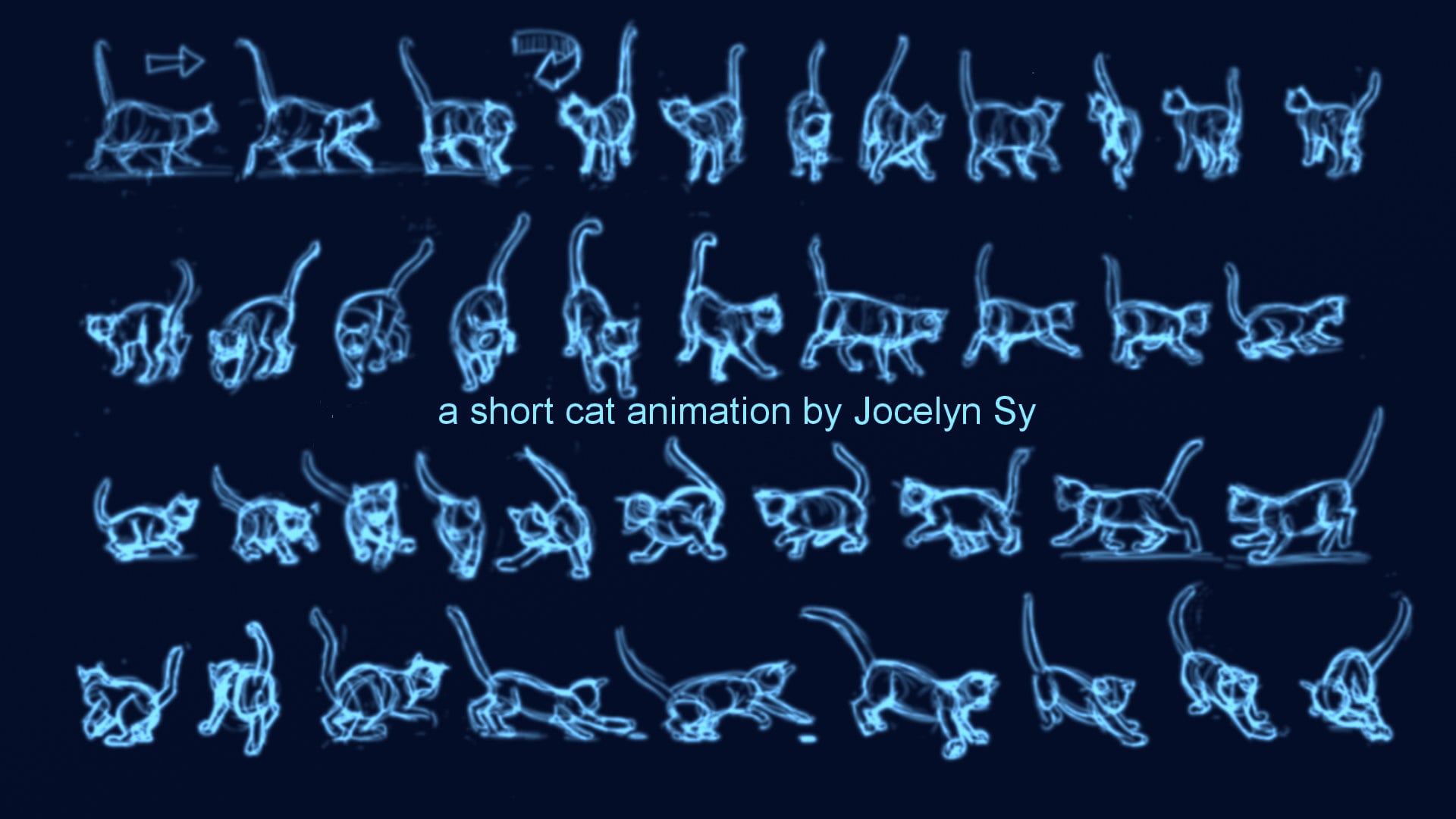 "Gotcha!"  - a short cat animation by Jocelyn Sy (with Fur)