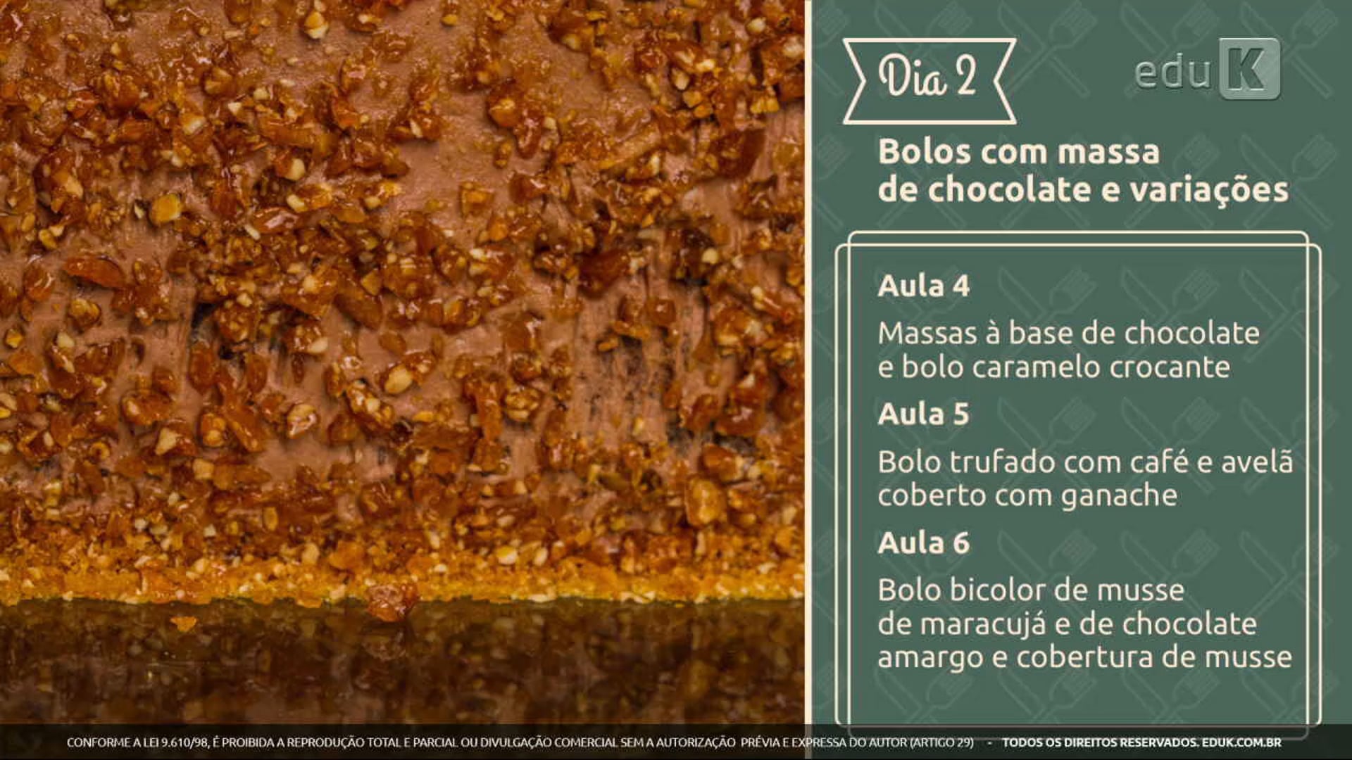 Bolo de chocolate com café na massa e ganache de caramelo