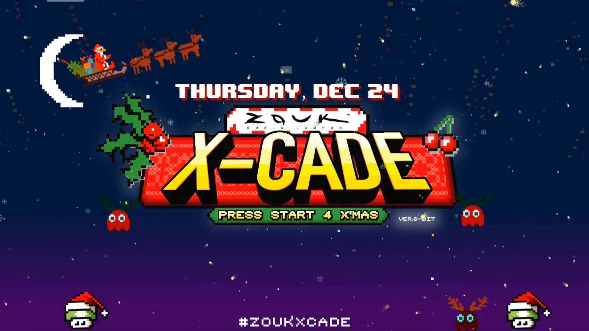 This festive season, superclub Zouk KL is game up for a BIG CELEBRATION VER. 8-BIT.