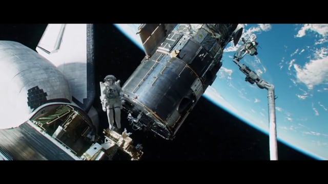 Re-making Sound Design and voice-overing of a Gravity sequence : A Safe Place