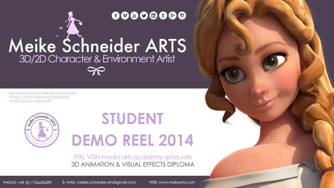 MEIKE SCHNEIDER 3D student demo reel 2014 on Vimeo