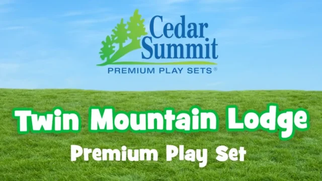 Cedar summit deals playset lookout lodge