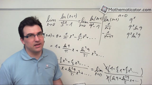 44. Mocninné řady - Taylorova řada 8 - Limita pomocí Taylora