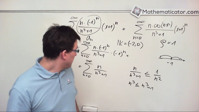33. Mocninné řady - Obor konvergence - procvičení 2