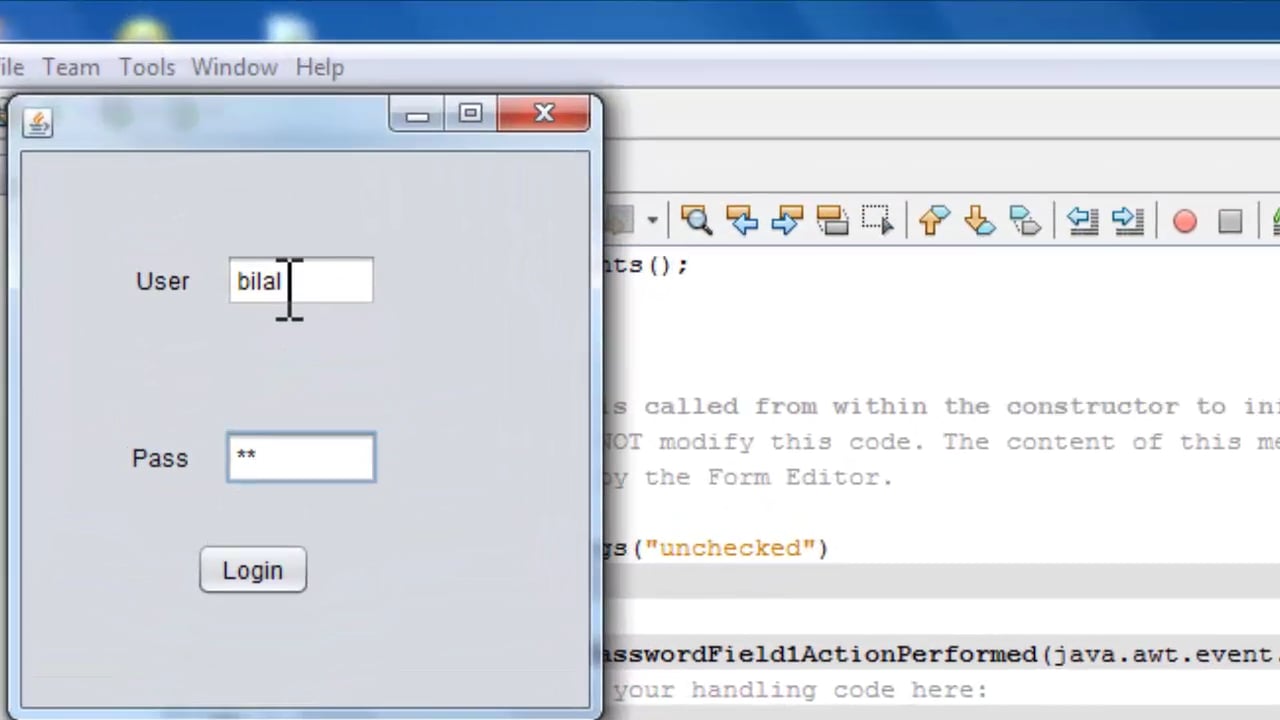 Create Simple Java GUI Login Form Using Netbeans on Vimeo