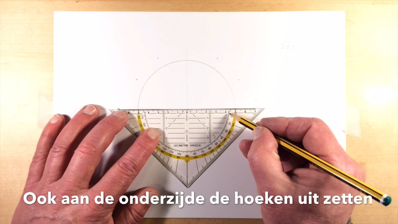 Cirkel verdelen met geodriehoek on Vimeo