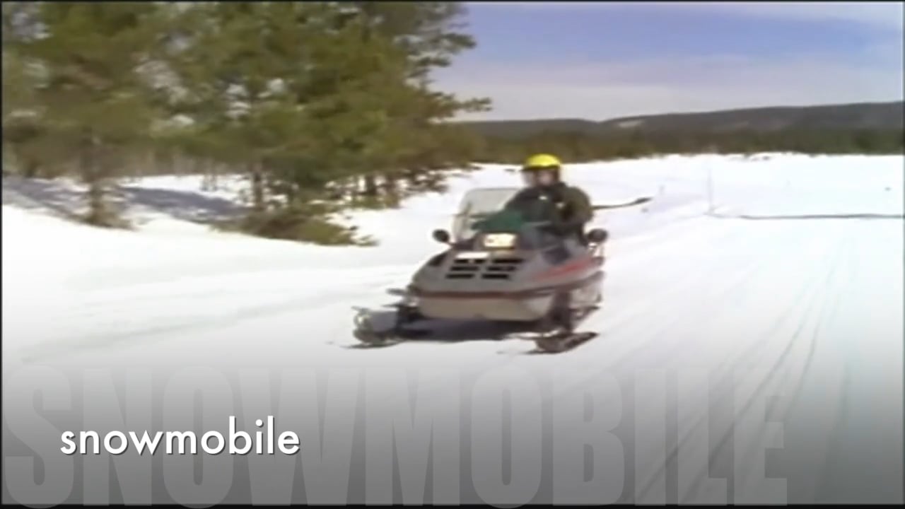 snowmobile a video definition on Vimeo