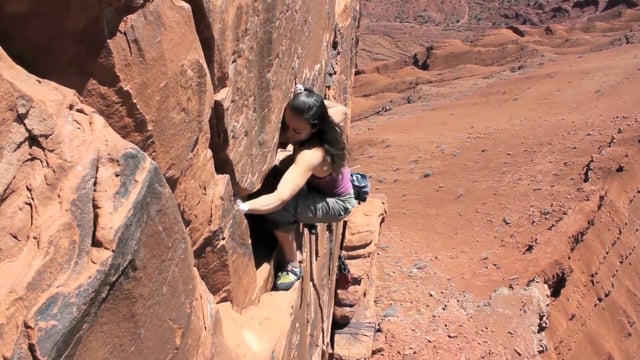 Jah Man Free Solo Base Climb from steph davis