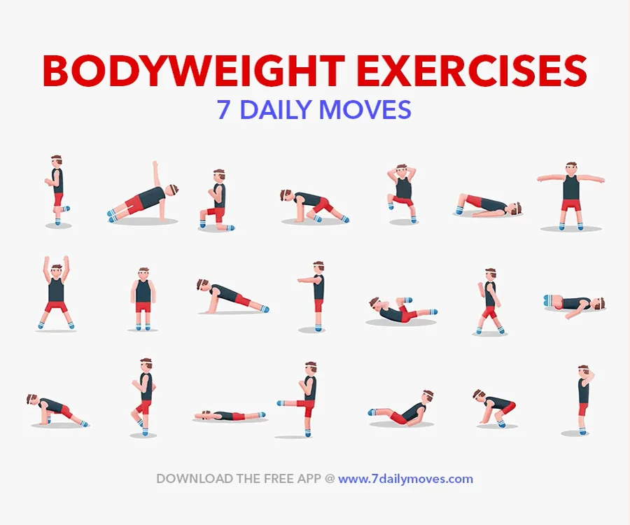 Bodyweight exercises daily new arrivals