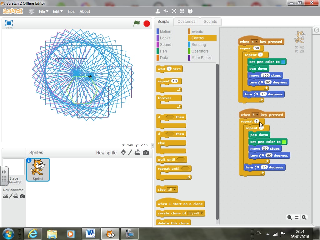 Repeating patterns in Scratch on Vimeo