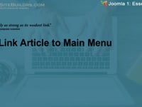 Intro to Joomla 3 - Lesson 5b