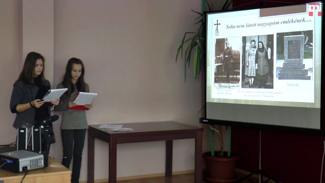 Kincskeresők 2015 - Baranovic Viktória és Földes Éva, Csicsó - A nagy háború árnyékában