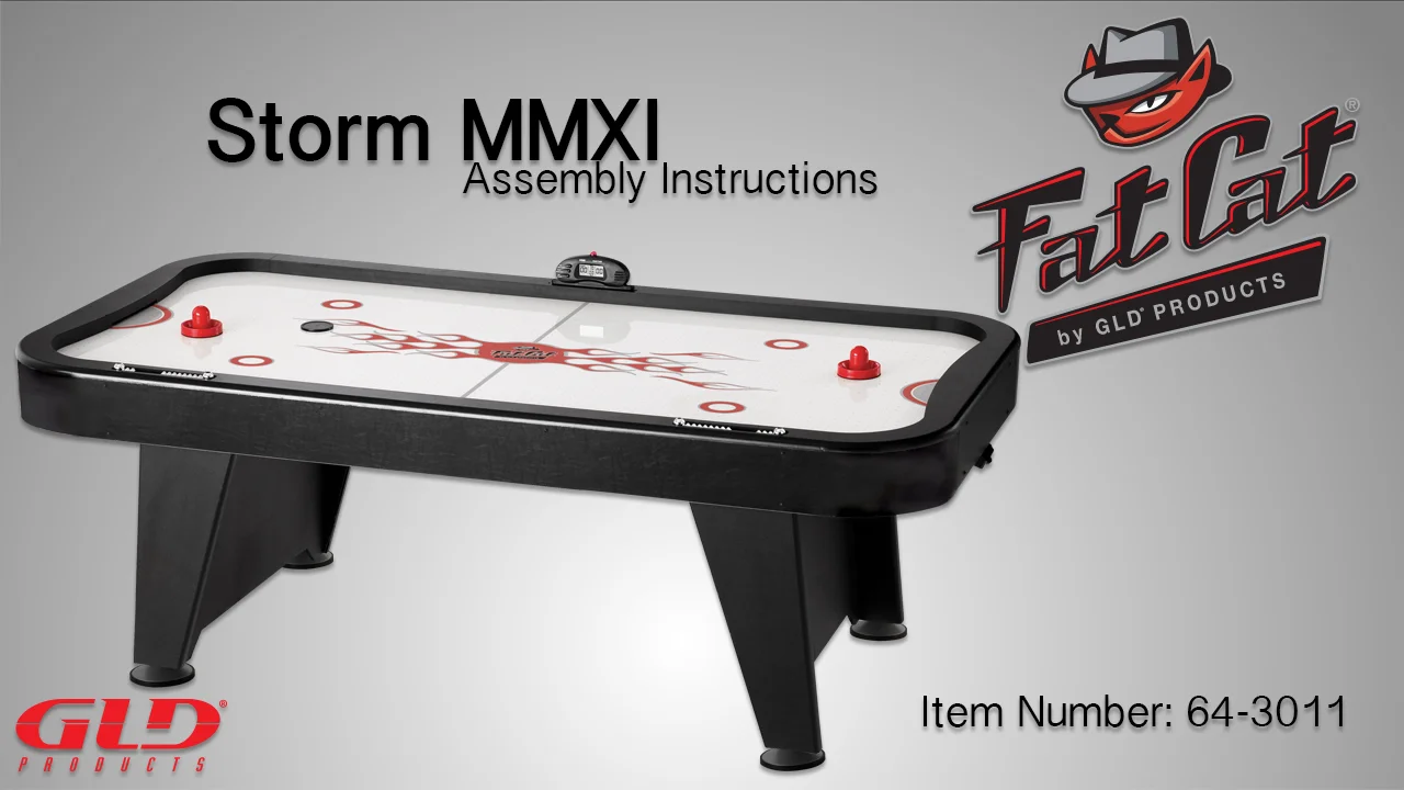 Fat Cat Storm MMXI 7 ft. Air Hockey Table 64-3011 - The Home Depot