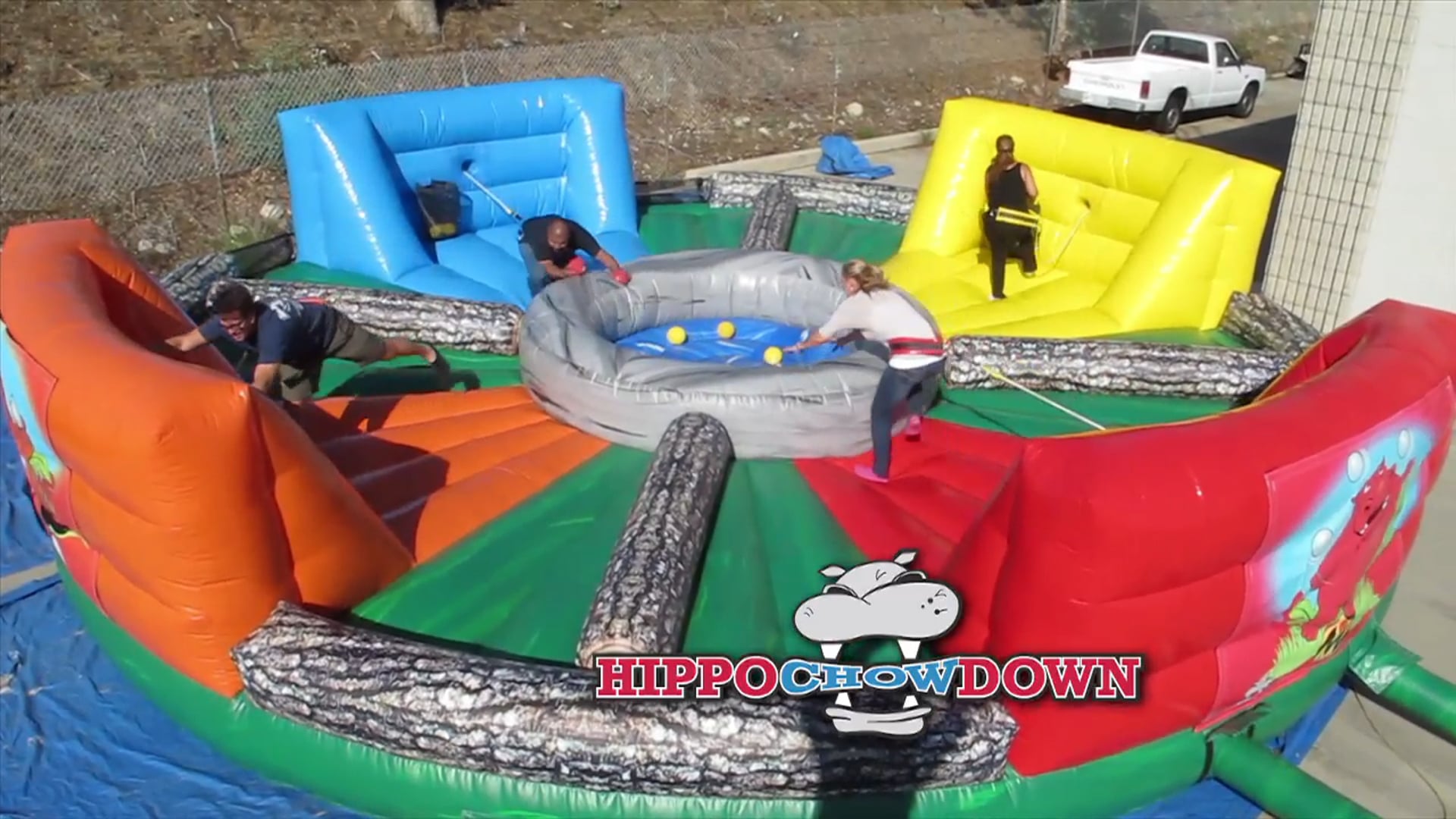 Hippo Chow Down | Interactive Inflatable