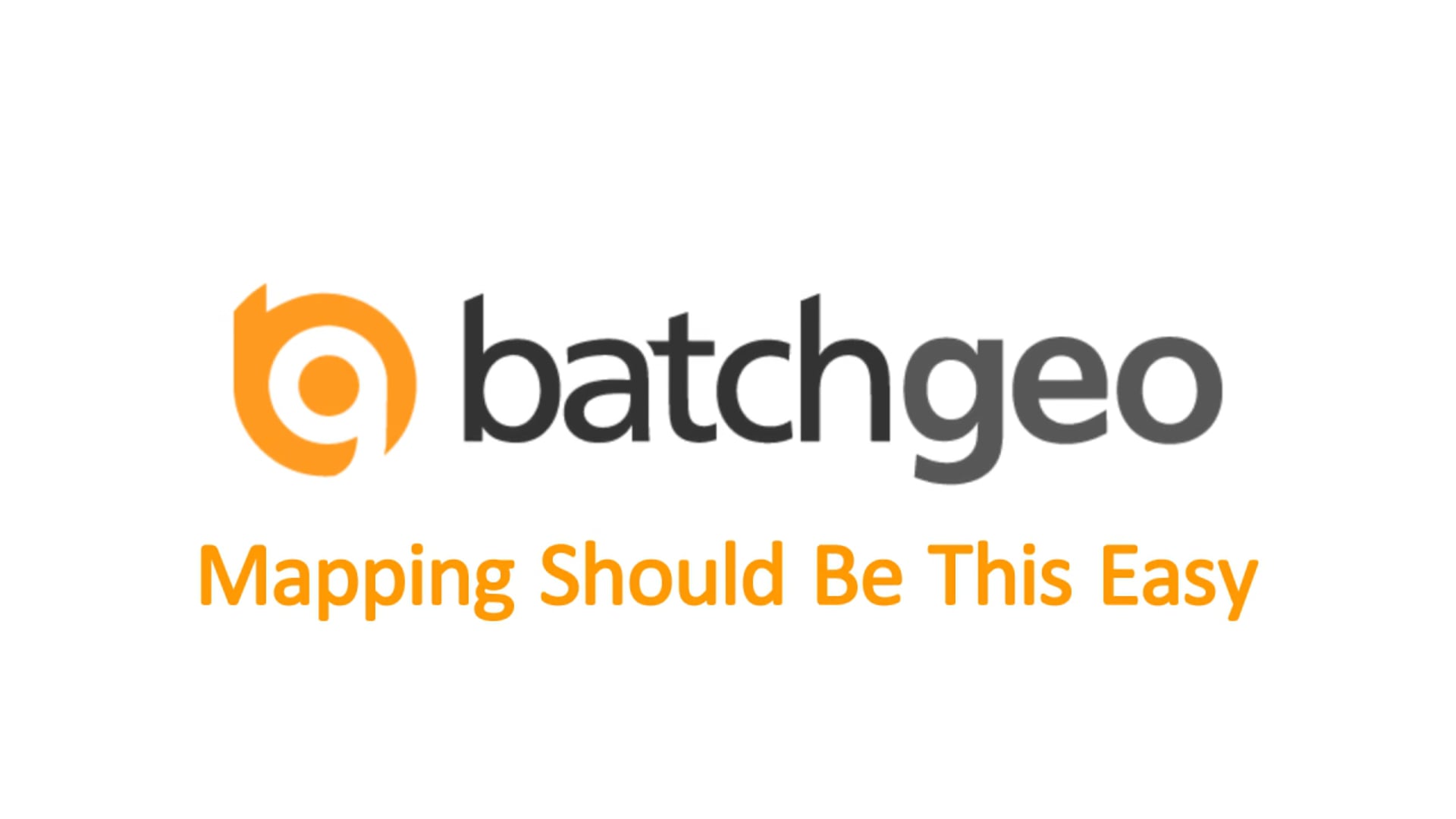 Batchgeo training video: 'Creating a Map'
