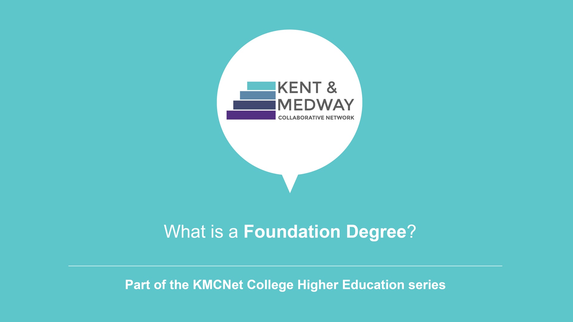 What is a foundation degree on vimeo