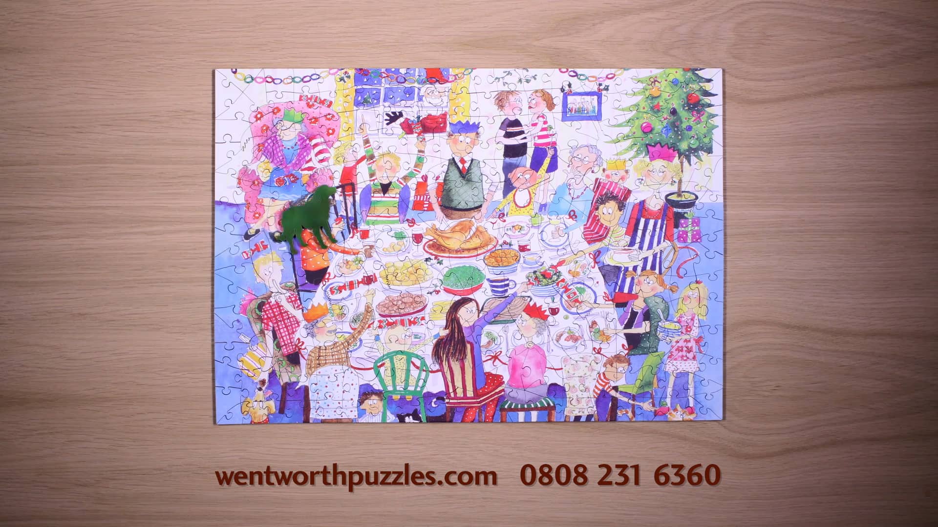 Wentworth Puzzles // TVC // Christmas Jigsaw 40" on Vimeo