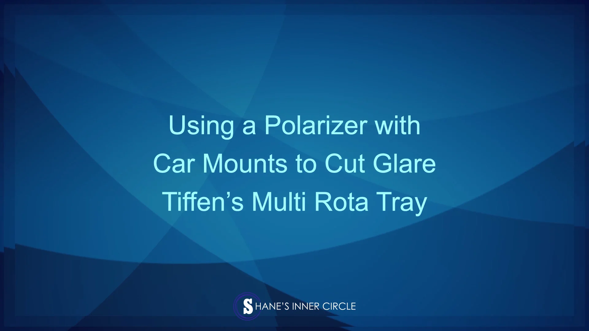Filtre Polarisant Rotatif Tiffen Roto-Screen – Série 8 VIII Avec Bras – Occasion