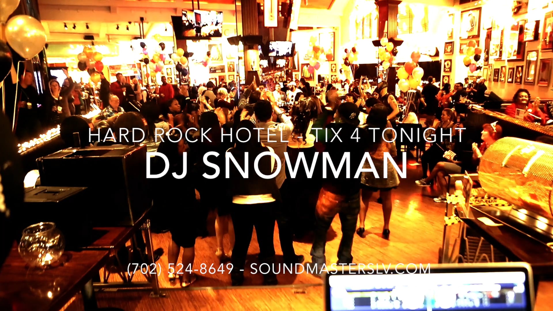 Hard Rock Hotel - TIX 4 TONIGHT - DJ Snowman