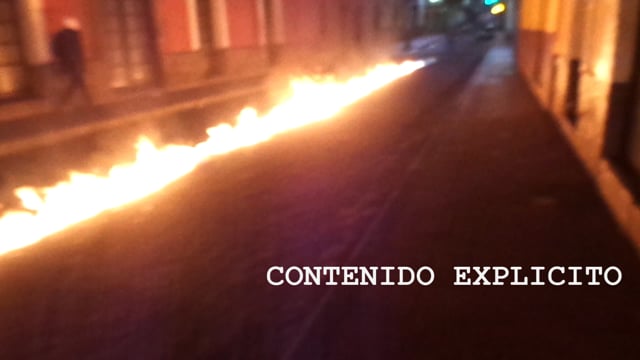 Calle y fuego