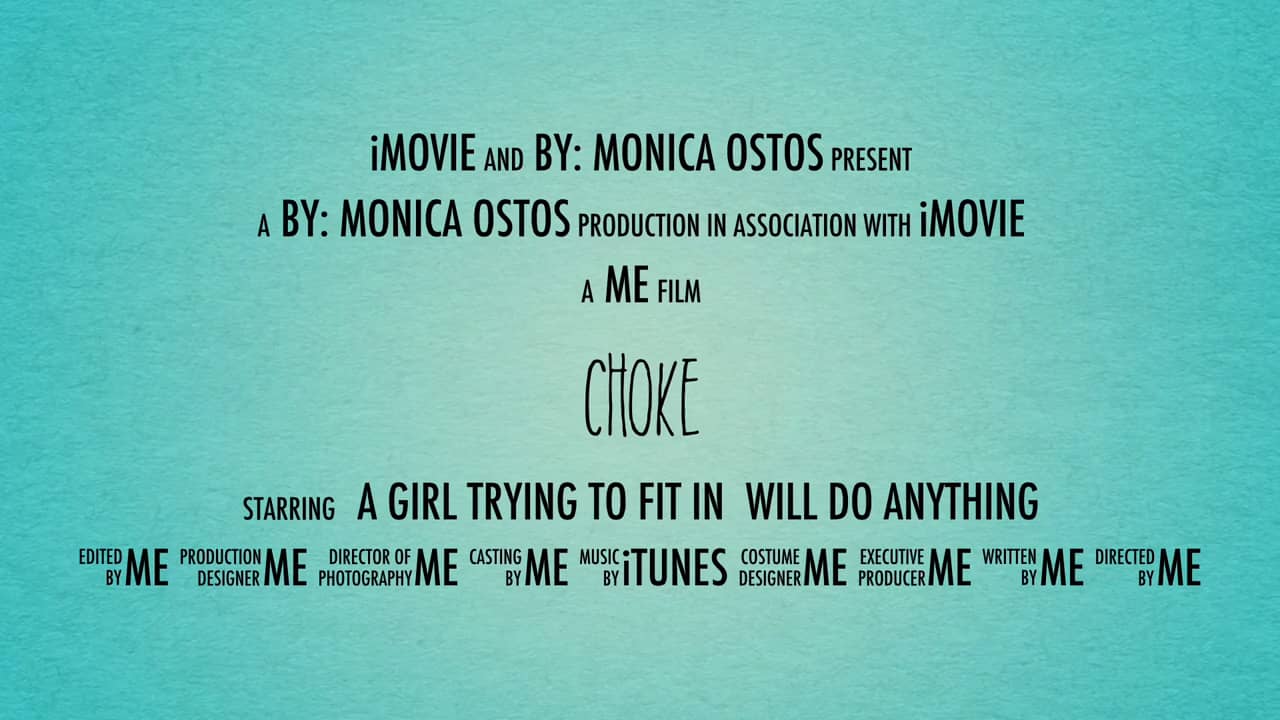 Choke Book Trailer on Vimeo