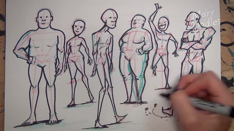 How to draw a figure in proportion - Artists & Illustrators