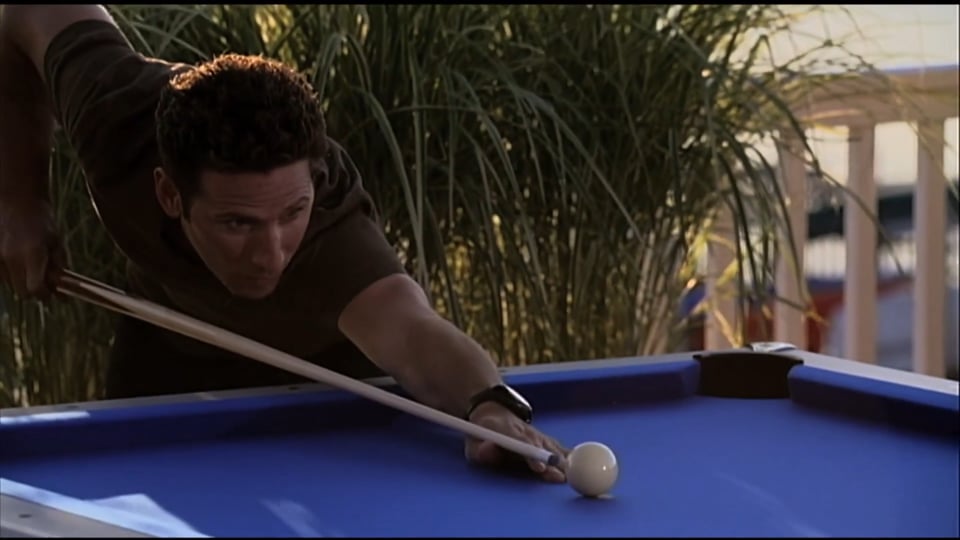 "Royal Pains" Hank plays pool