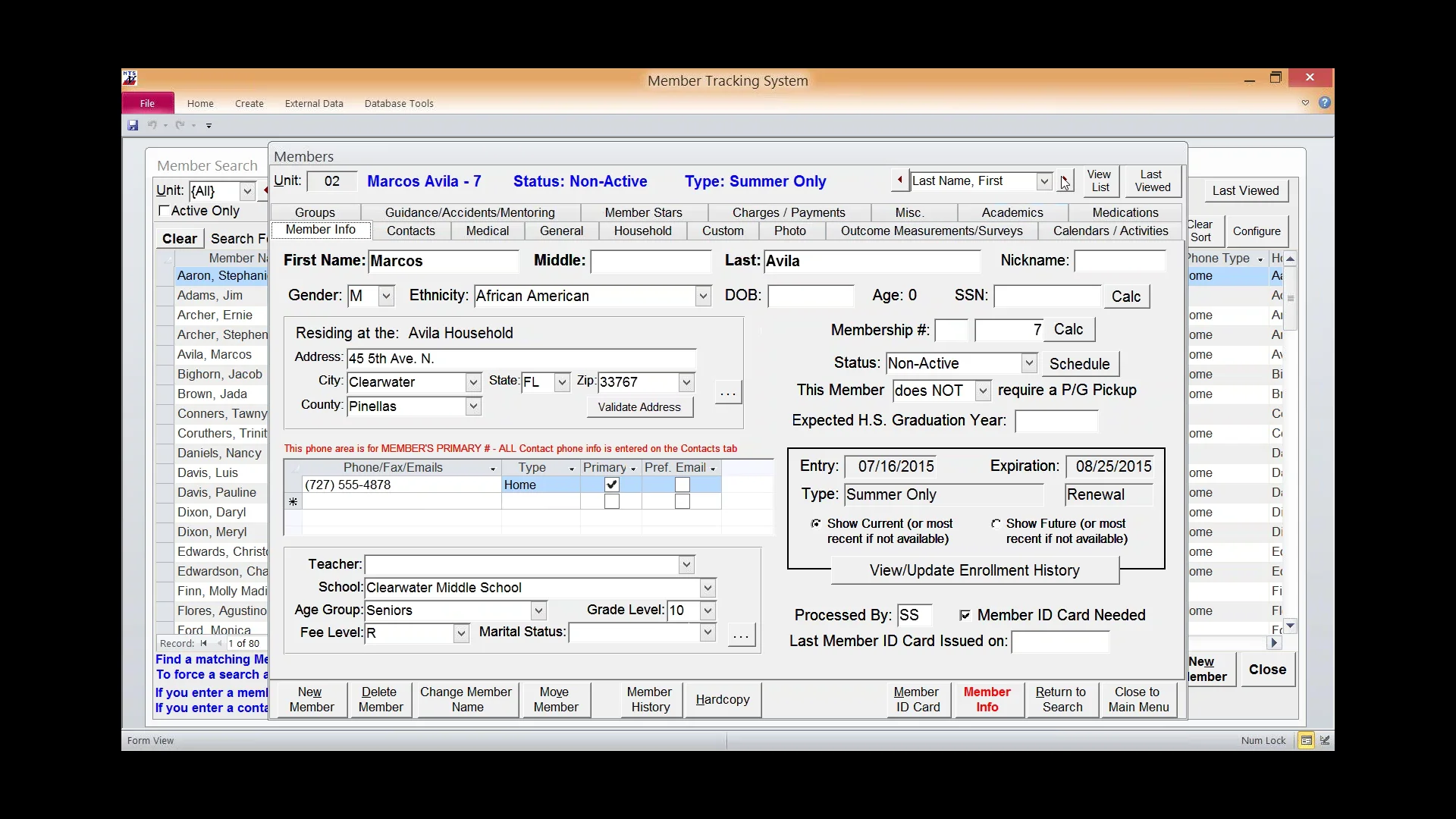 NEW Member Search Screen on Vimeo