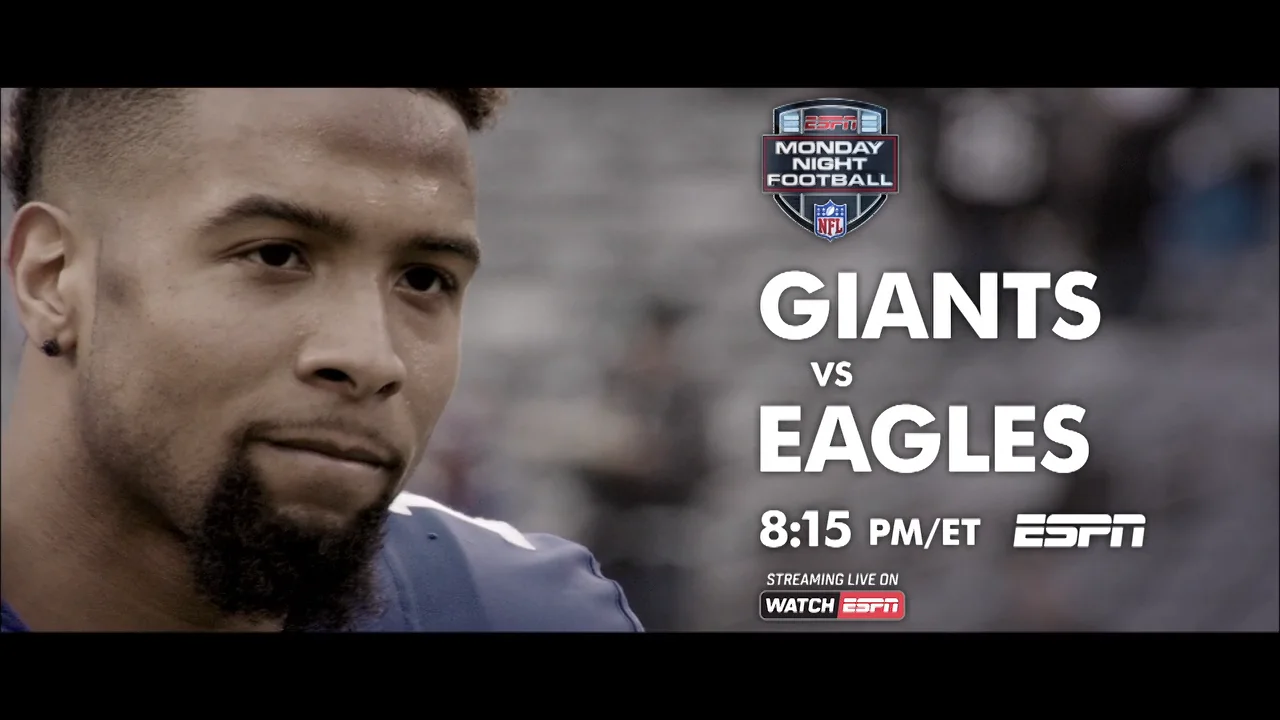 ESPN Monday Night Football - Giants vs. Eagles on Vimeo