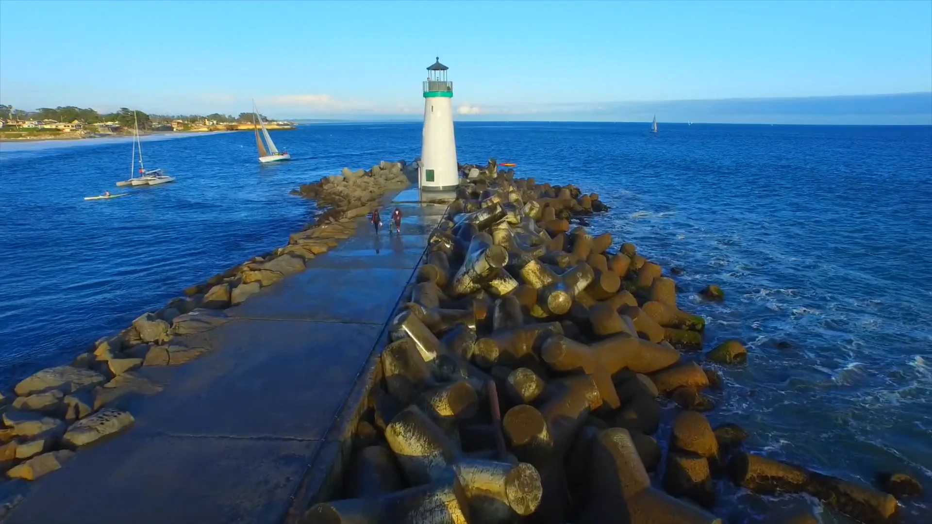 Santa Cruz CA Seabright Yacht Harbor and Twin Lake Beach Drone Video Tour Bryan MacKenzie Realtor Coldwell Banker