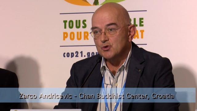 Shifu Zarko Andricevic - GPIW at COP21 in Paris