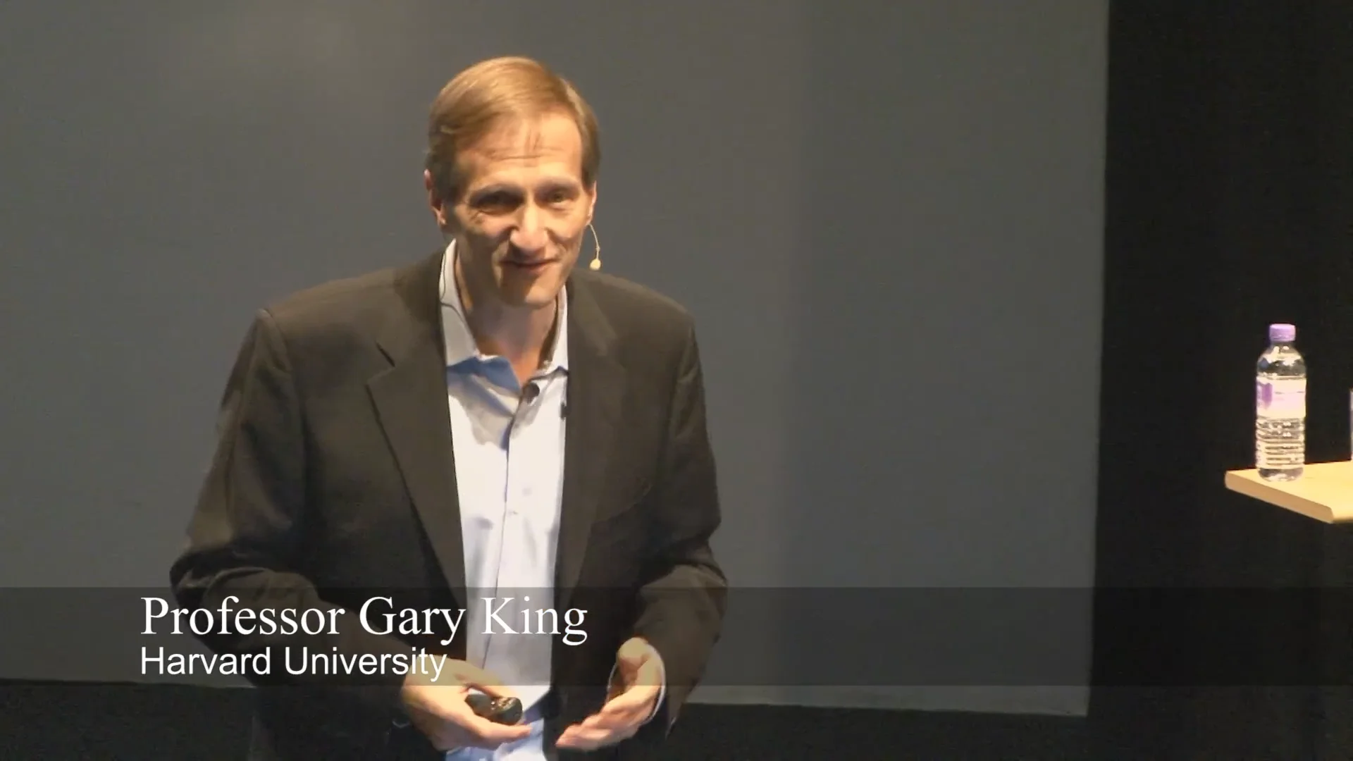 Professor Gary King, Inaugural Government Regius Lecture 2015 on Vimeo
