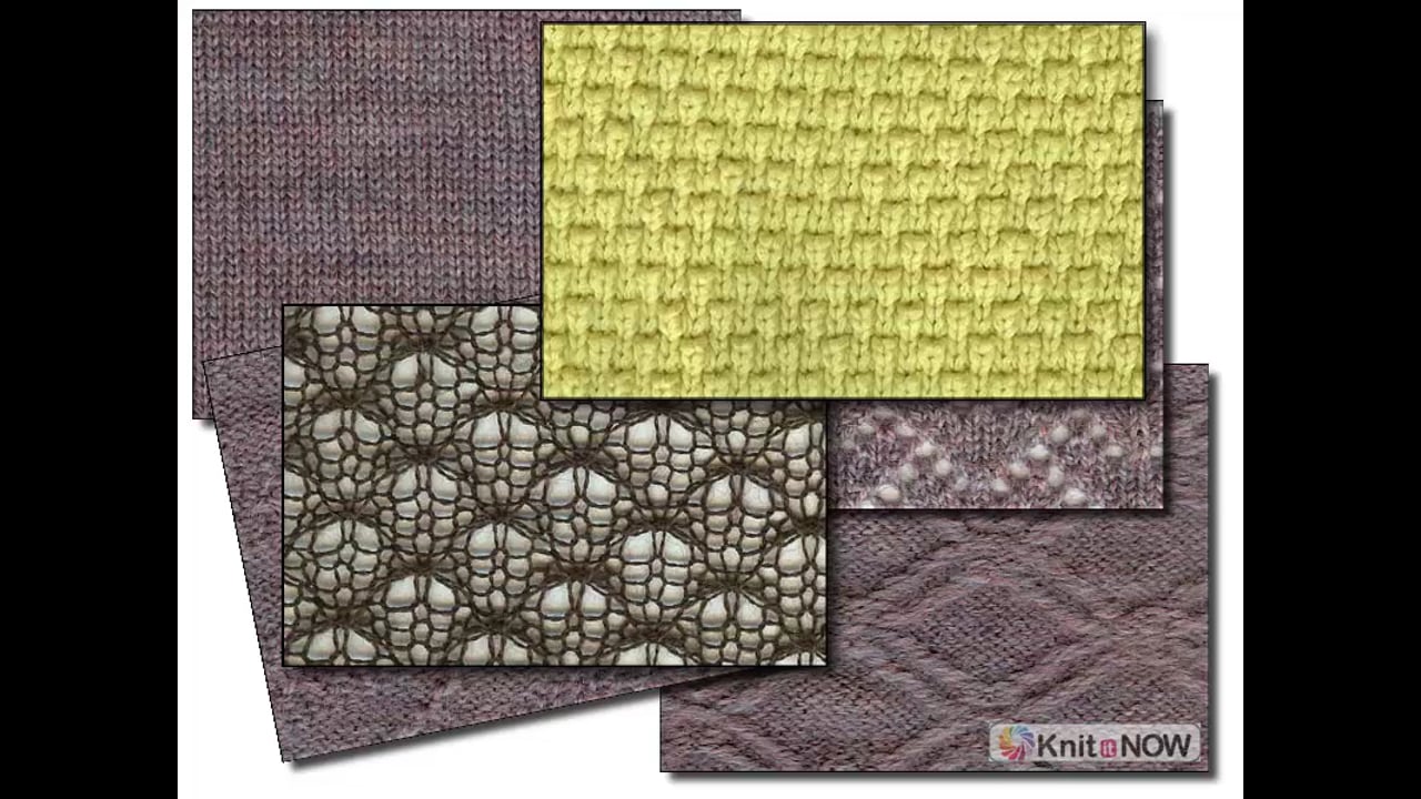 Stitch Types and Yarn Usage Machine Knitting Tutorial