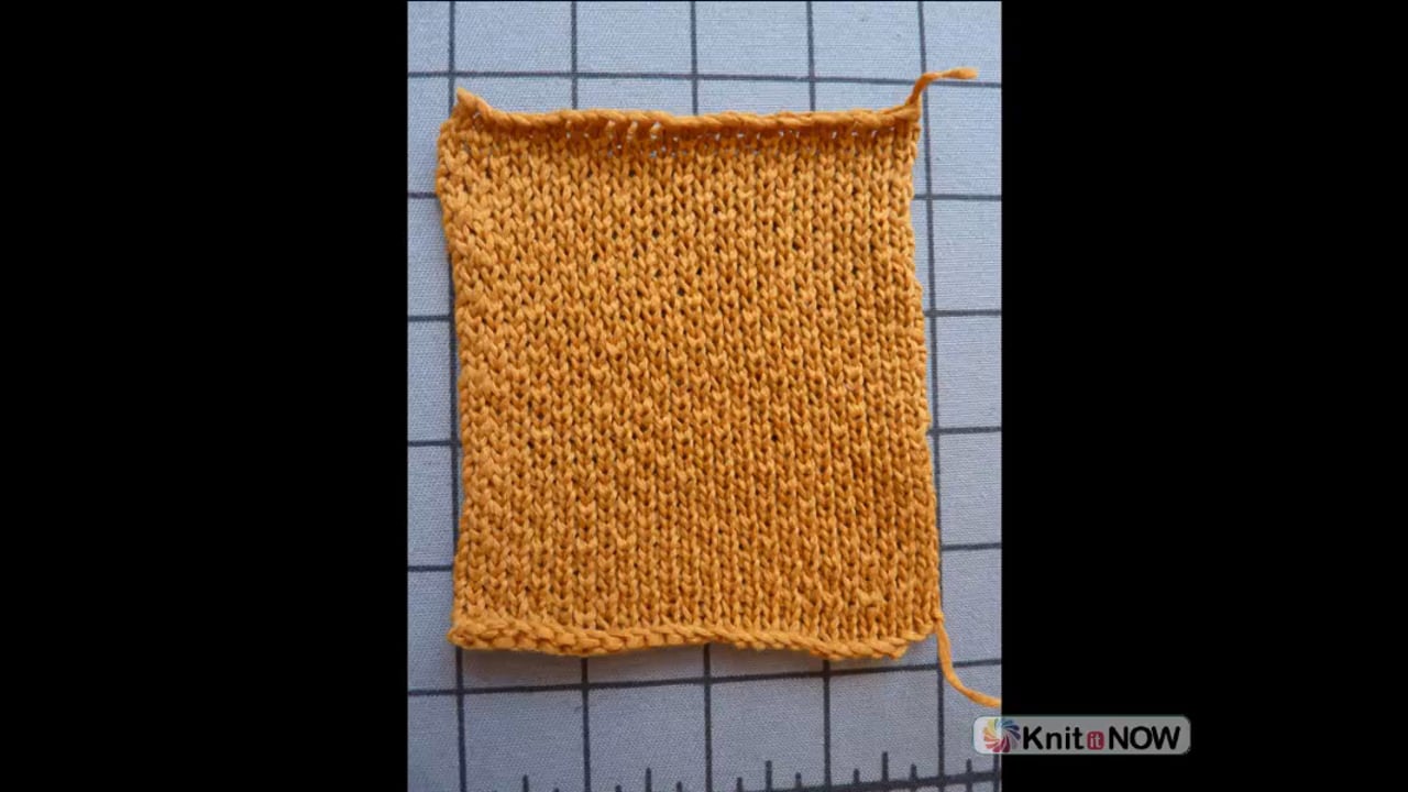 Yarn Bias Machine Knitting Tutorial