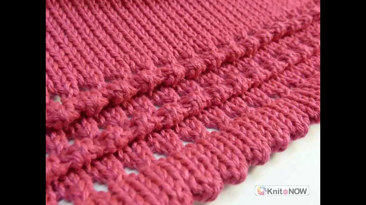 Playing with Pintucks Machine Knitting Tutorial