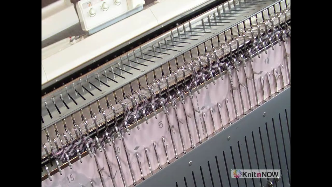 Ribber Full vs Half Pitch Machine Knitting Tutorial