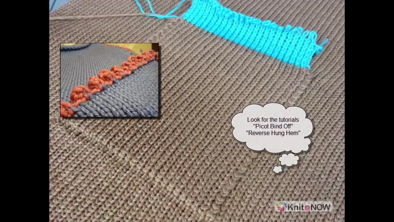 Afterthought Pocket Machine Knitting Tutorial