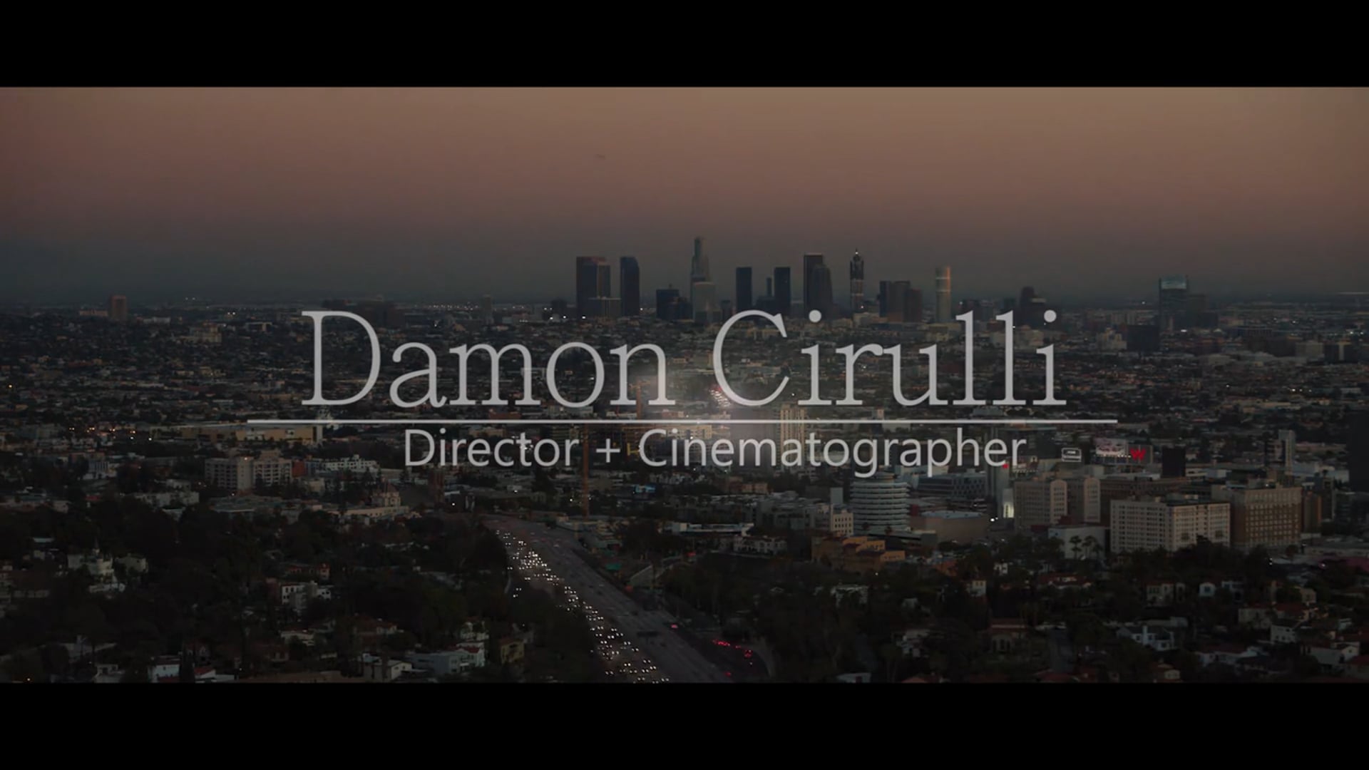 Damon Cirulli - Demo Reel 2019