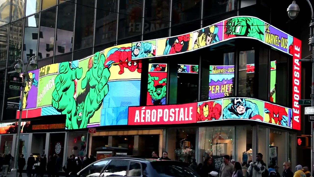 Time Square Advertising - Prime Digital & Static Options Inspiria